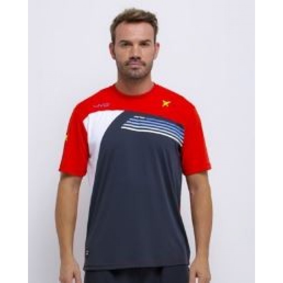 DROP SHOT T-SHIRT GRIGIO INVICTUS PADDLE ABBIGLIAMENTO