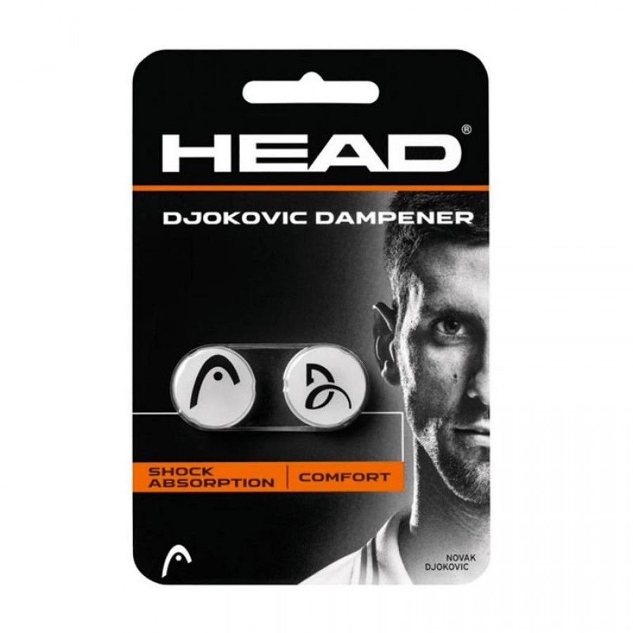 Testa Djokovic Smorzatore Bianco Antivibratore  Offerta + Economico