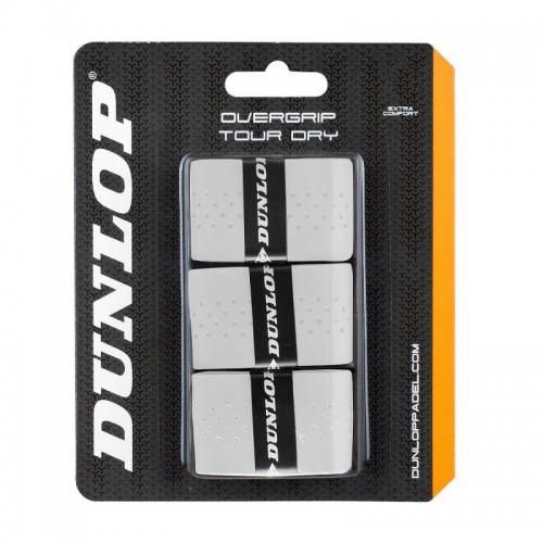 Blister Dunlop 3 Overgrips Tour Blanco Secco