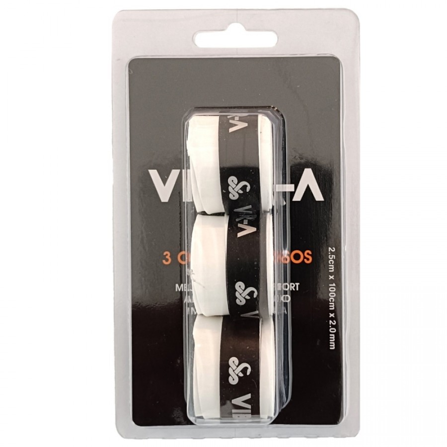 Blister Vibora Pro Liso Blanco 3 Overgrip   Offerta + Economico