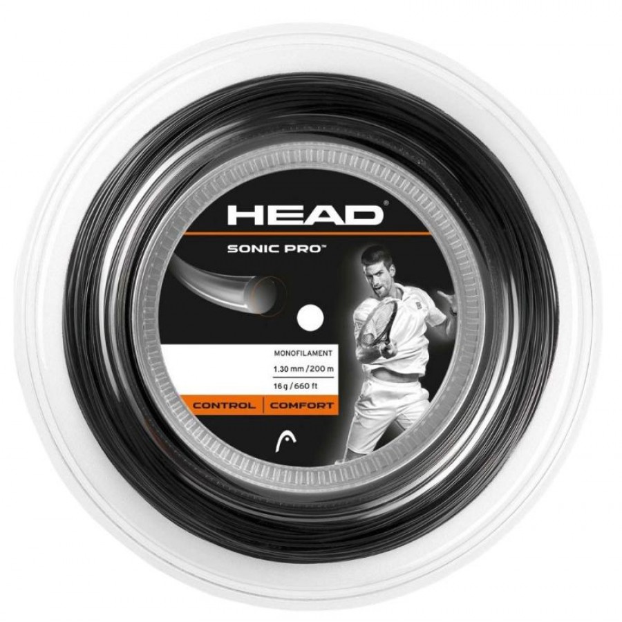 Mulinello da 200 m Head Sonic Pro 1,30 mm nero  Offerta + Economico