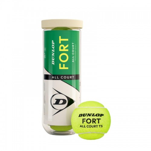 Bote de 3 Pelotas Dunlop Fort All Court