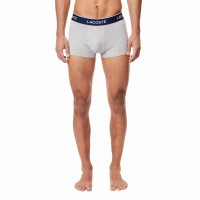 Boxer Lacoste Casual Grigio Vigore 3 Unita  Offerta + Economico