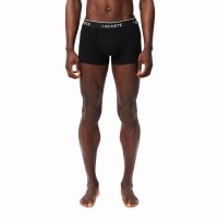 Lacoste Boxer Nero Bianco Grigio Vigore 3 Unità  Offerta + Economico