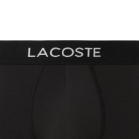 Lacoste Piqué Boxer Nero 3 Unità