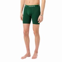 Lacoste Verde Bianco Boxer Nero 3 Unità
