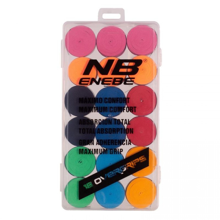 Caja Enebe 18 Overgrip Liso Multicolor