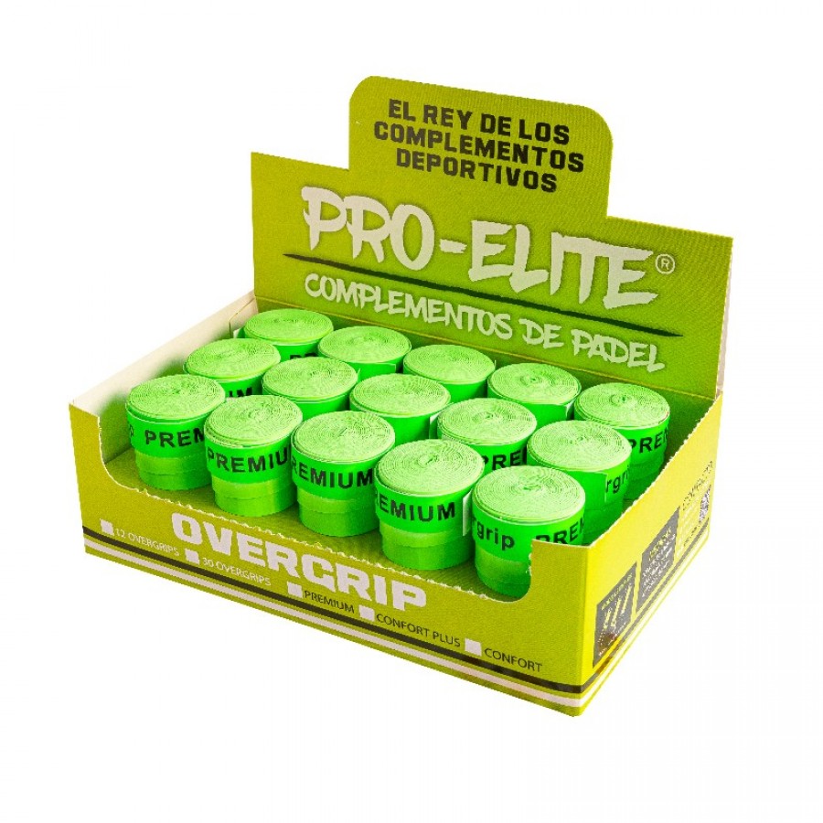 Impugnature Caja Pro Elite Premium Liso Verde 30