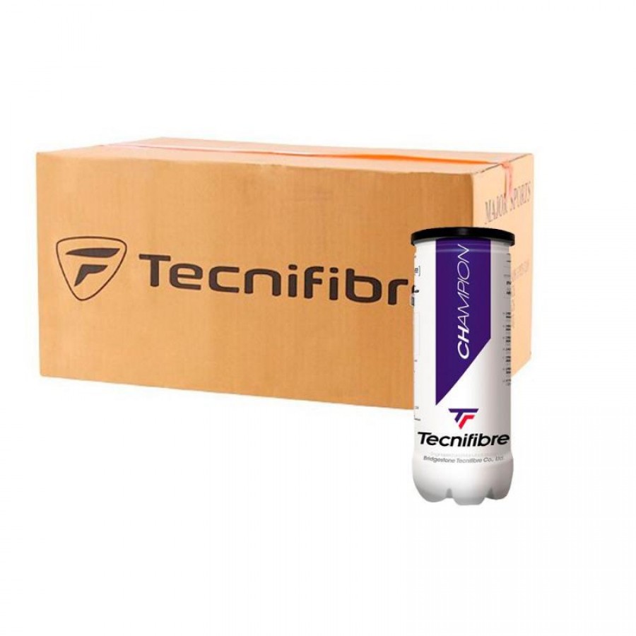 Cajon 108 Pelotas - 36 vasi da 3 unita - Tecnifibre Champion  Offerta + Economico