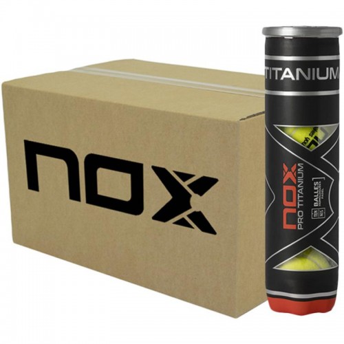 Cajon 72 Pelotas - 18 Pezzi da 4 pz - Nox Pro Titanium Silver