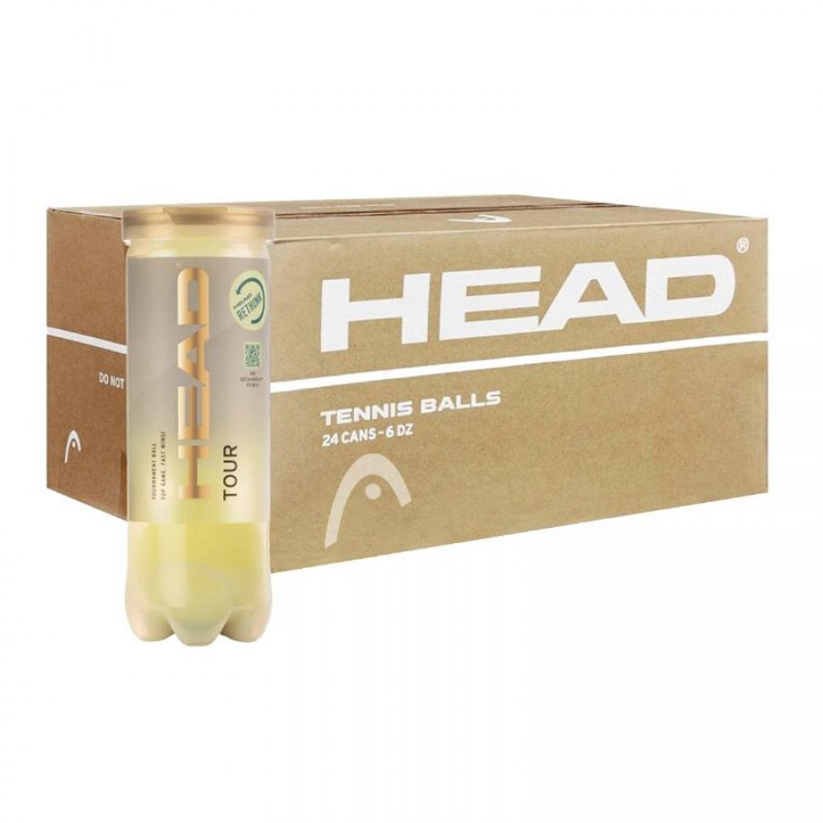 Cajon 72 Pelotas - 24 Barche da 3 pezzi - Head Tour Tennis  Offerta + Economico