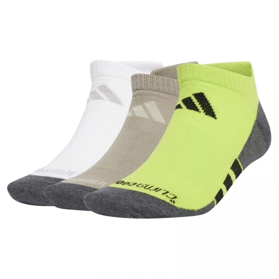 Calcetines Adidas Climacool Stucco Taglio Basso Beige 3 Pares  Offerta + Economico