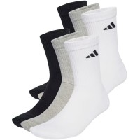 Calcetines Adidas Cushioned Crew Blanco Gris 6 Pares  Offerta + Economico