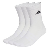 Calcetines Adidas Essentials Crew Blanco 3 Pares