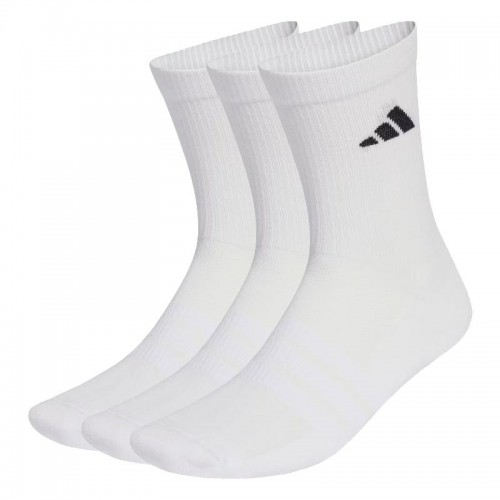 Calcetines Adidas Essentials Crew Blanco 3 Pares