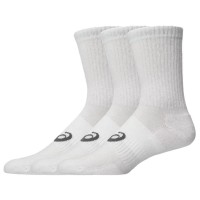 Calzini bianchi lucidi Asics Crew 3 paia