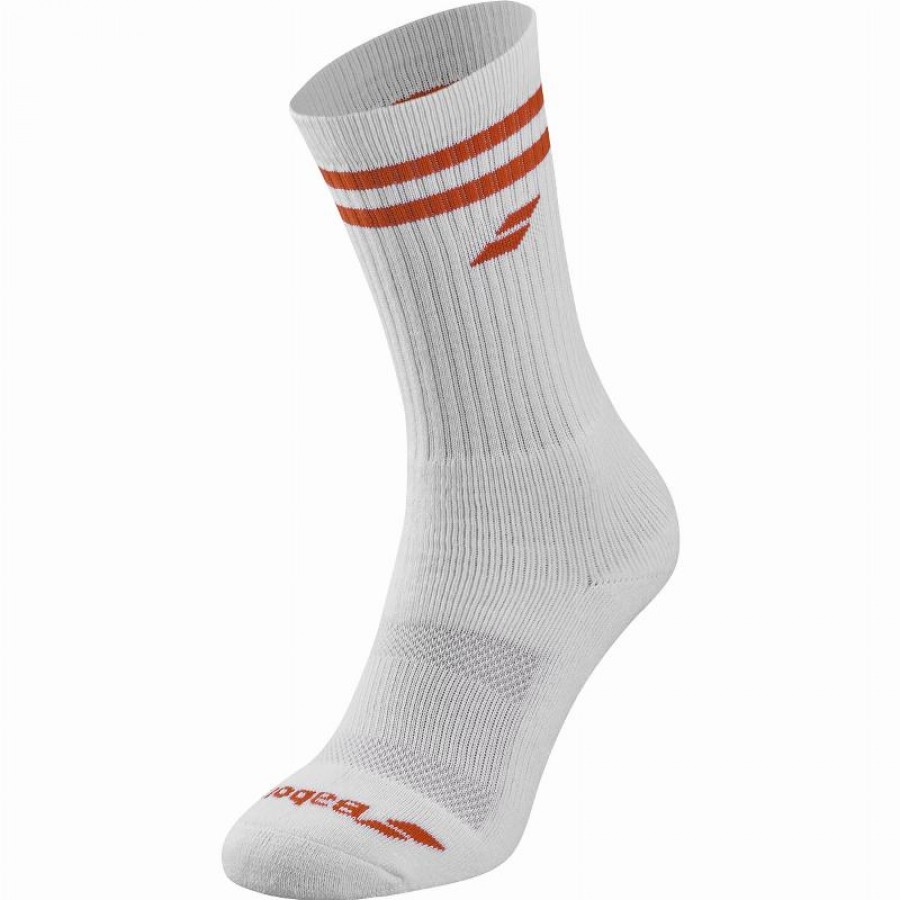 Calcetines Babolat Team Blanco Rojo 1 Par