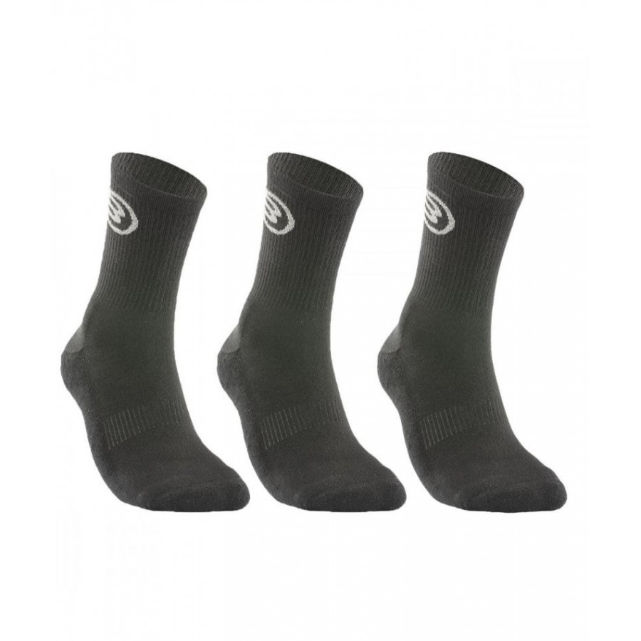 Calzini Bullpadel BP252 3 paia neri
