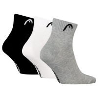 Calcetines Head All Sports Quarter Blanco Gris 3 Pares  Offerta + Economico