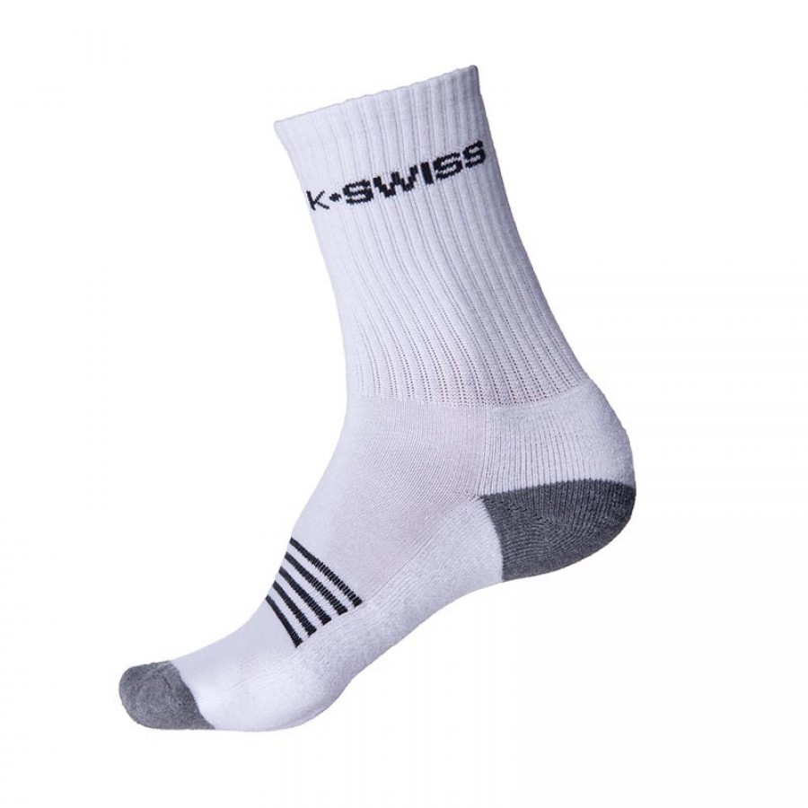 Kswiss Crew Calzini bianchi 3 Coppia