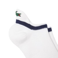 Calzini Lacoste Sport Low Cut Bianco Navy 1 Paio
