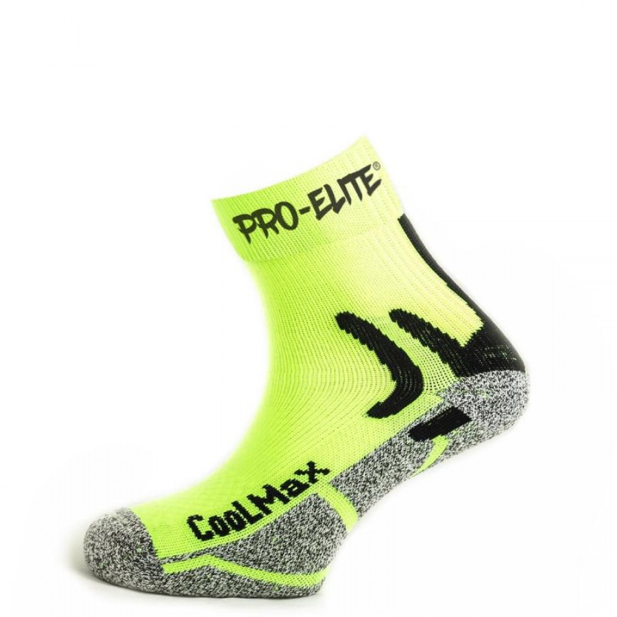 Calzini Pro Elite Coolmax Neon Giallo 1 Paio  Offerta + Economico
