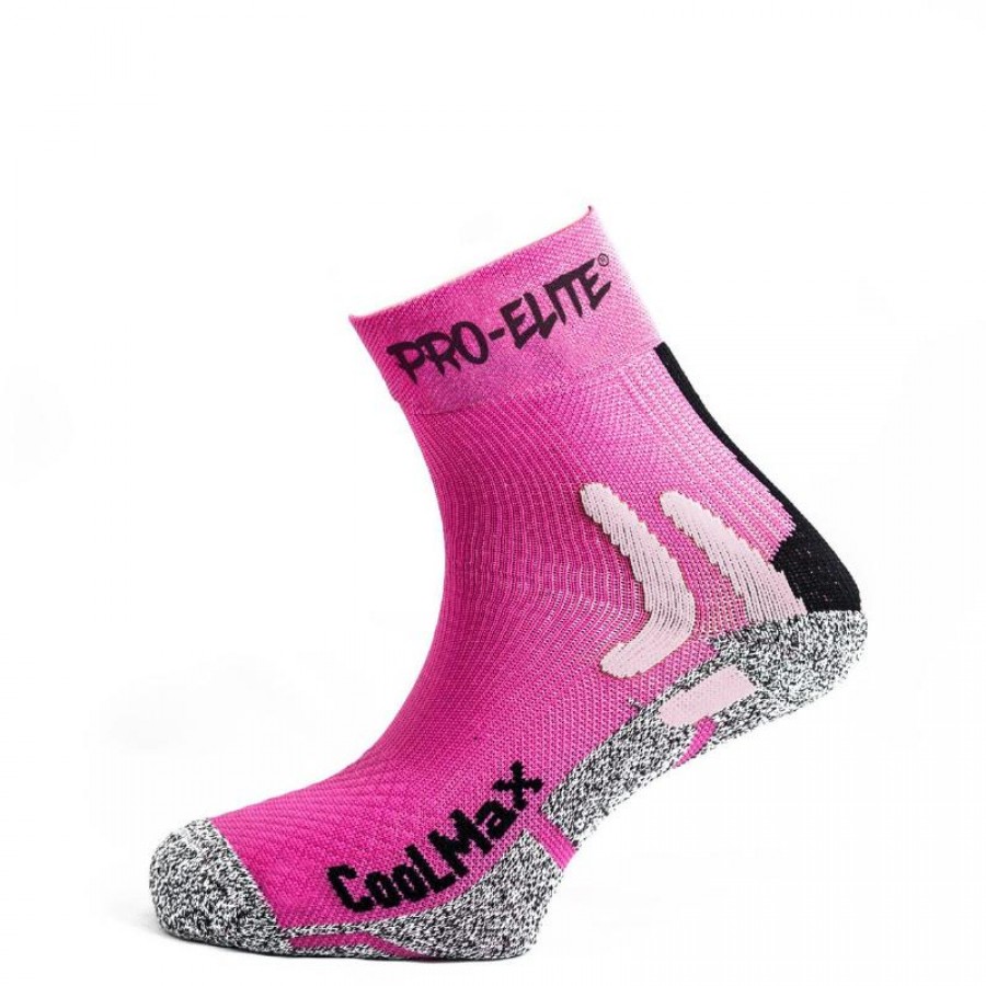Calcetines Pro Elite Coolmax Rosa 1 Par  Offerta + Economico