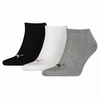 Puma Socks Sneaker Nero Bianco Grigio 3 paia  Offerta + Economico