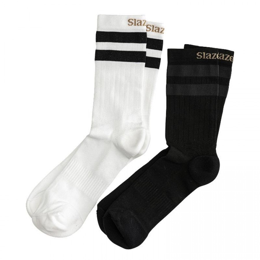 Calzini Slazenger Bruno Bianco Nero 2 Paia  Offerta + Economico