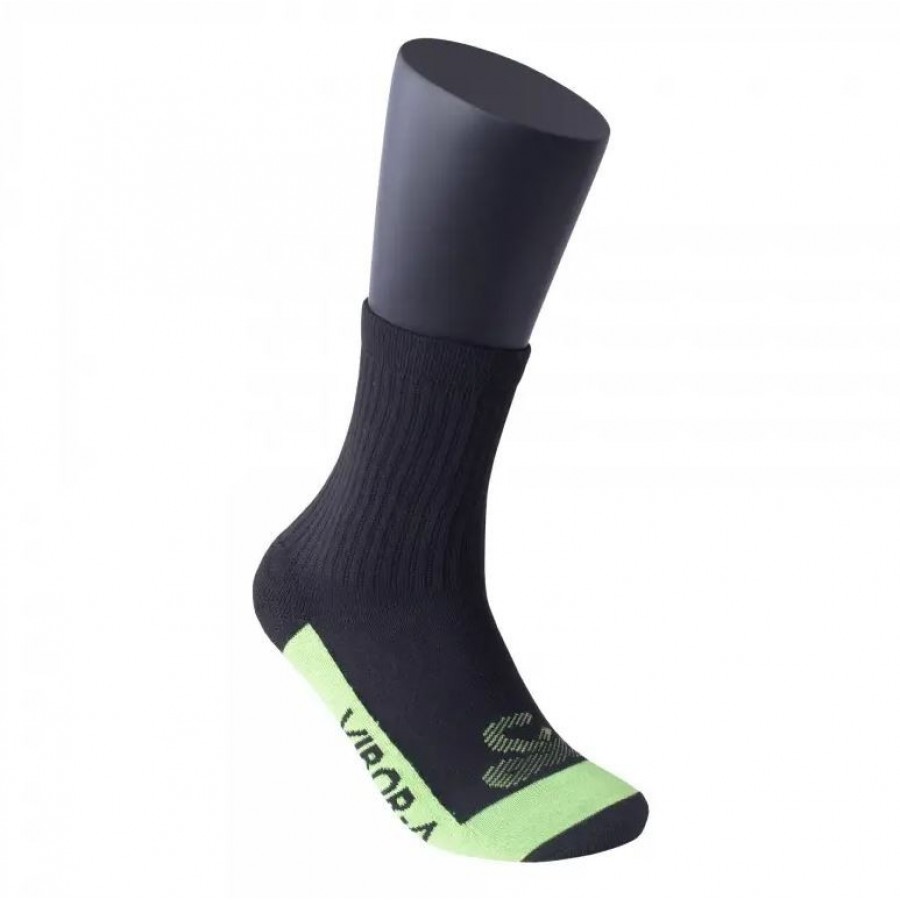 Calzini in pelle a mezza canna Multicolored Giallo Nero 1 Coppia