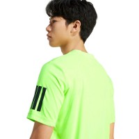 Adidas Club 3 Stripes Lucid Lemon Maglietta