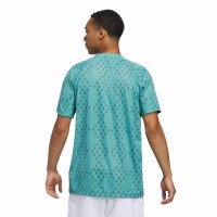 Adidas Club Graphic Maglietta Blu Verde Acqua