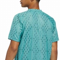 Adidas Club Graphic Maglietta Blu Verde Acqua