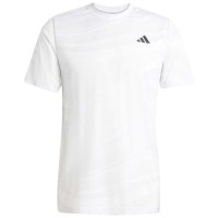 Adidas Club Graphic Maglietta Bianca Grigia