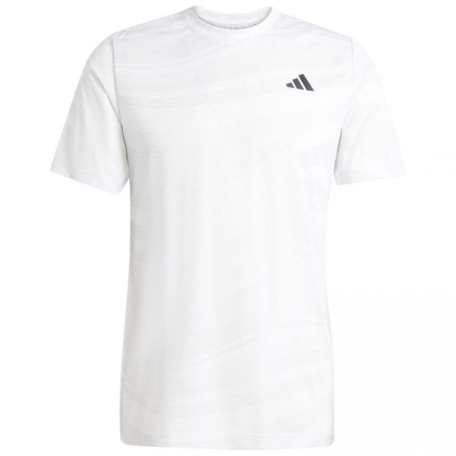 Adidas Club Graphic Maglietta Bianca Grigia