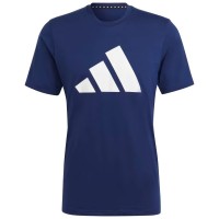 Adidas Essentials Blu Scuro Bianco Maglietta  Offerta + Economico