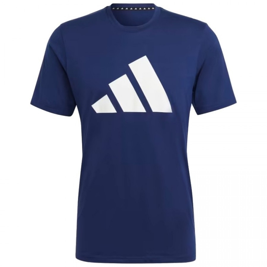 Adidas Essentials Blu Scuro Bianco Maglietta  Offerta + Economico