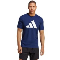 Adidas Essentials Blu Scuro Bianco Maglietta  Offerta + Economico