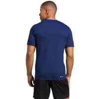 Adidas Essentials Blu Scuro Bianco Maglietta  Offerta + Economico