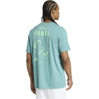 Adidas Padel Graphic Maglietta Verde Acqua  Offerta + Economico