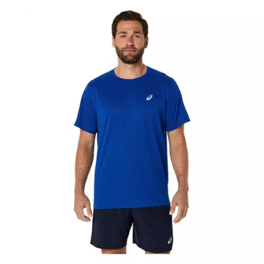Asics Core SS Top Maglietta Blu Elettrico  Offerta + Economico