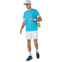 Asics Court Aqua Maglietta Bianco Lucido  Offerta + Economico