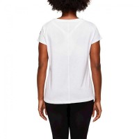 T-shirt da donna Asics Graphic bianca lucida  Offerta + Economico