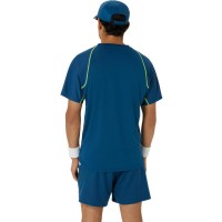 Asics Match Blu Mako Maglietta  Offerta + Economico