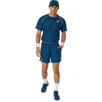 Asics Match Blu Mako Maglietta  Offerta + Economico