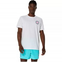 Asics Padel Court Graphic SS Top Maglietta Bianca  Offerta + Economico