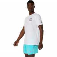 Asics Padel Court Graphic SS Top Maglietta Bianca  Offerta + Economico