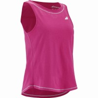 Camiseta Babolat Exercise Cotton Rosa Oscuro Mujer