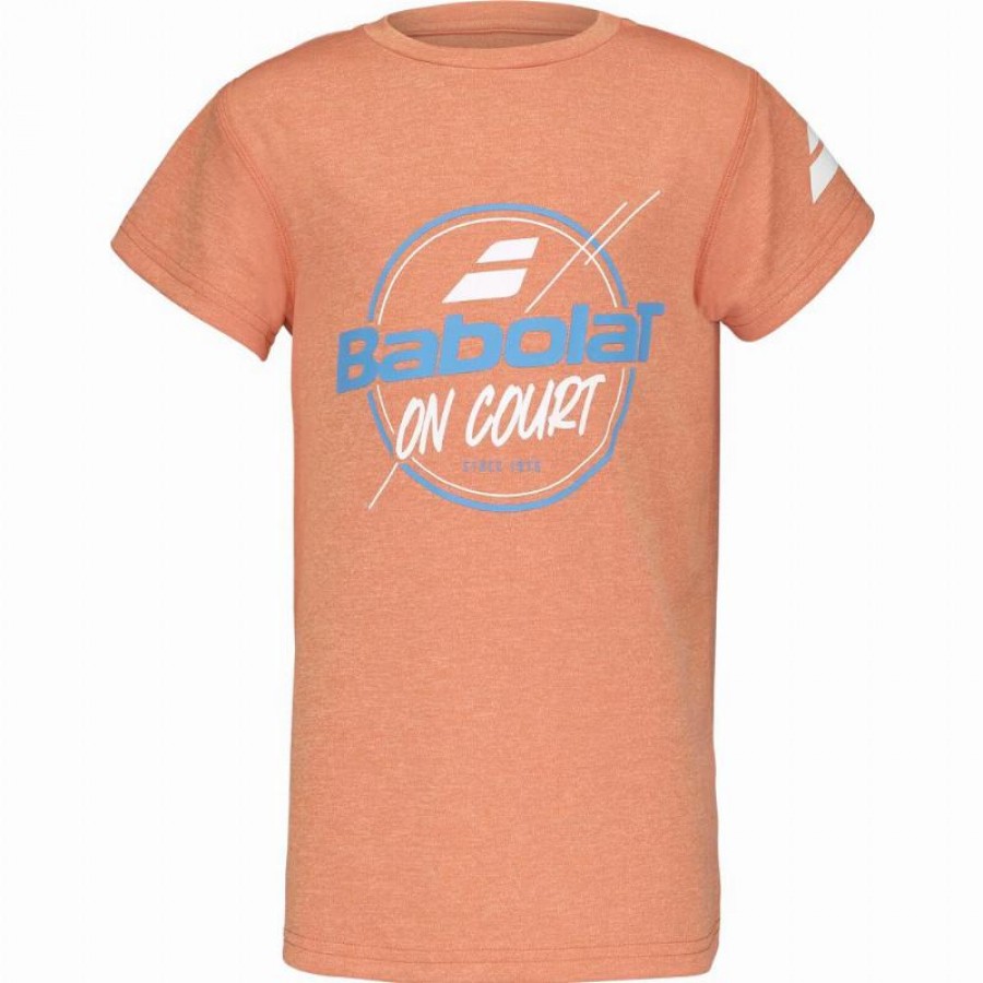 Camiseta Babolat Esercizio Grafico Naranja Junior