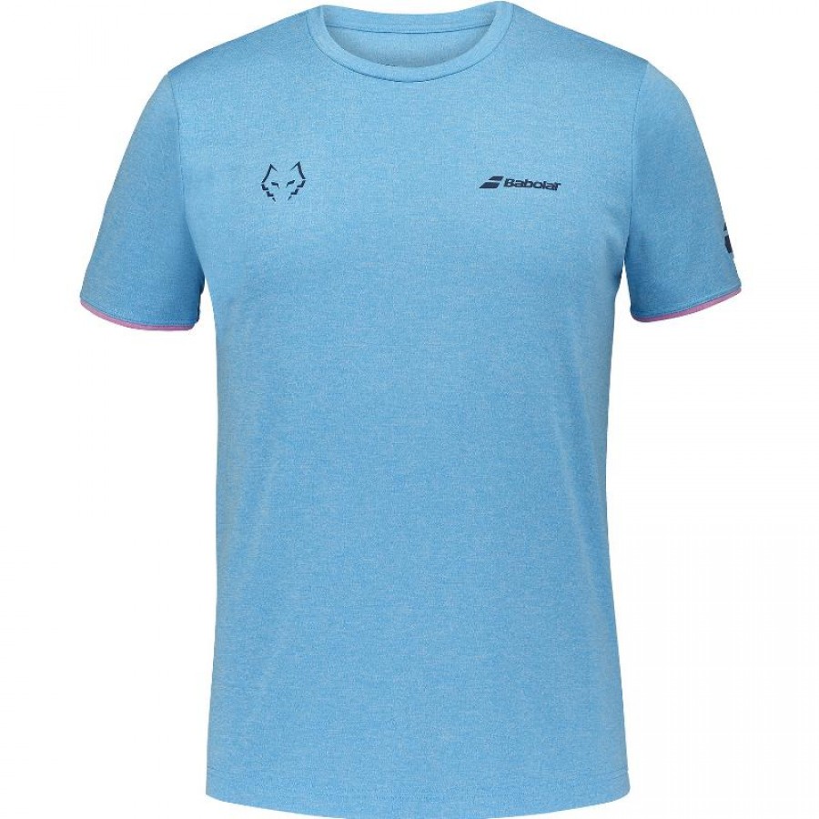 Babolat Juan Lebron Maglietta Blu Rosa